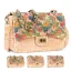 Korková crossbody kabelka Button