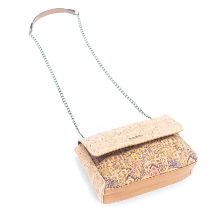 Korková crossbody kabelka Printed
