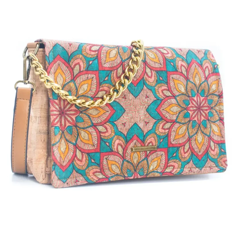 Korková crossbody kabelka Pattern messenger - Vzor: L2