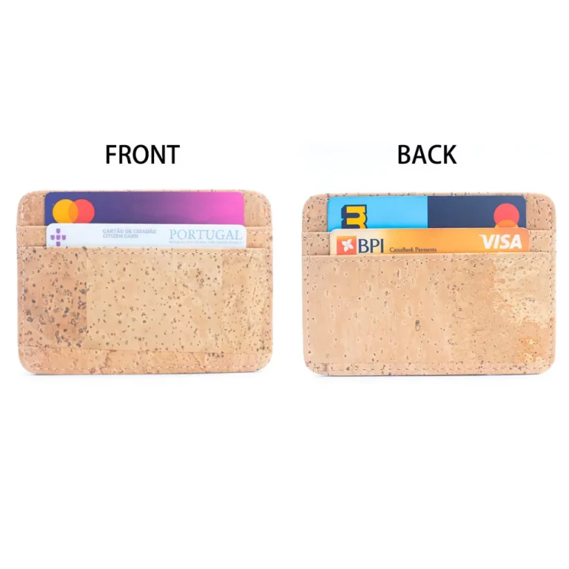 Korková peněženka na mince a kreditní karty Block