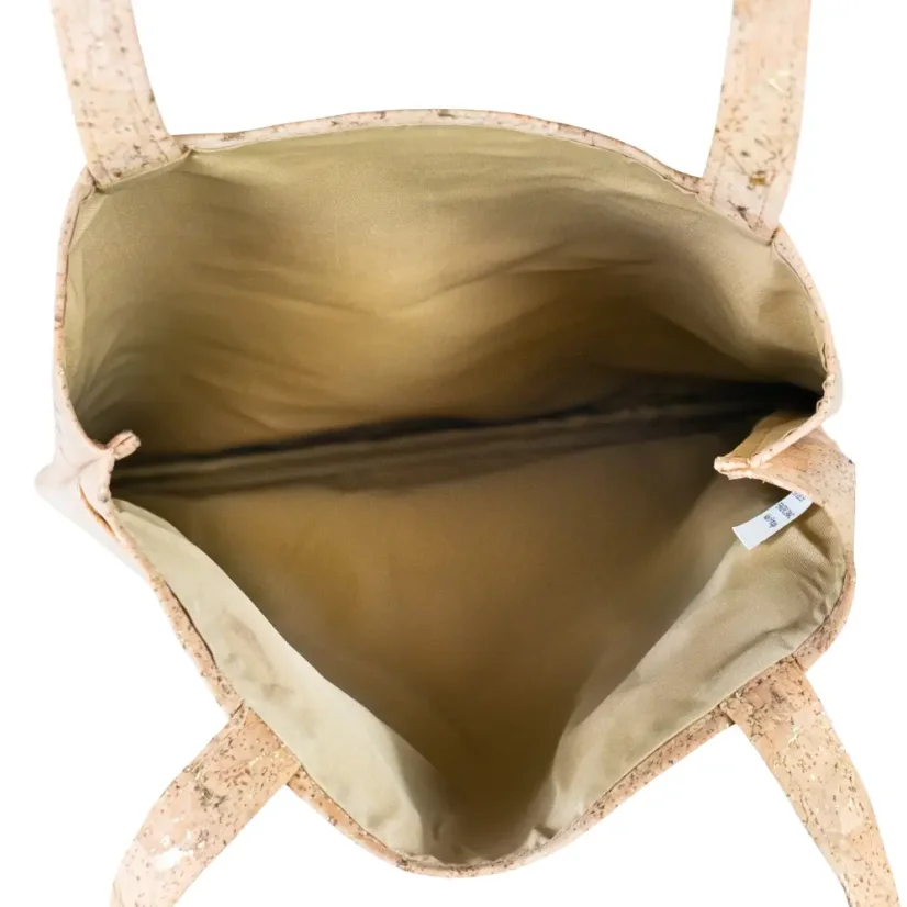 Velká korková taška se třemi předními kapsami