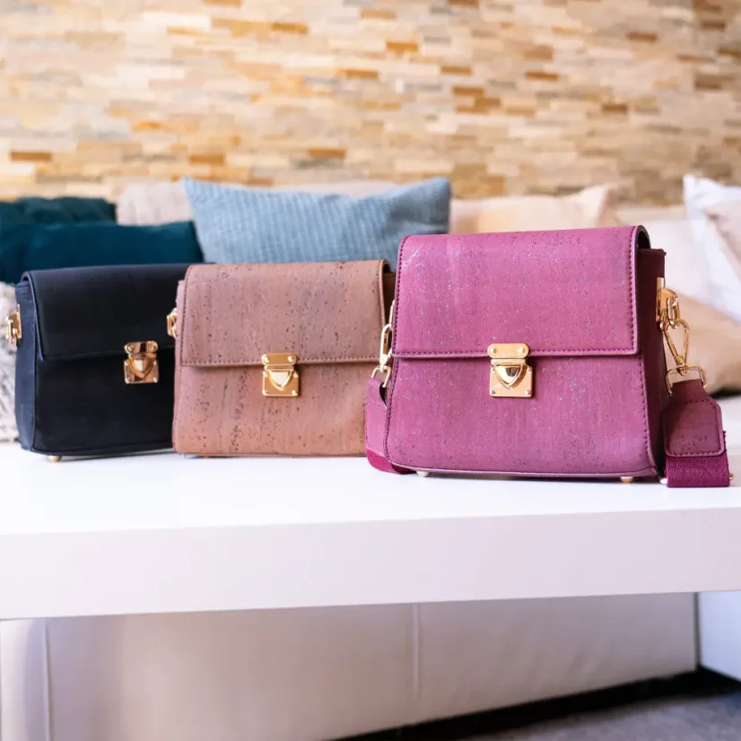 Korková crossbody kabelka Solid