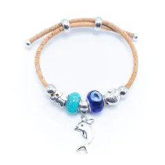 Korkový náramek Charm