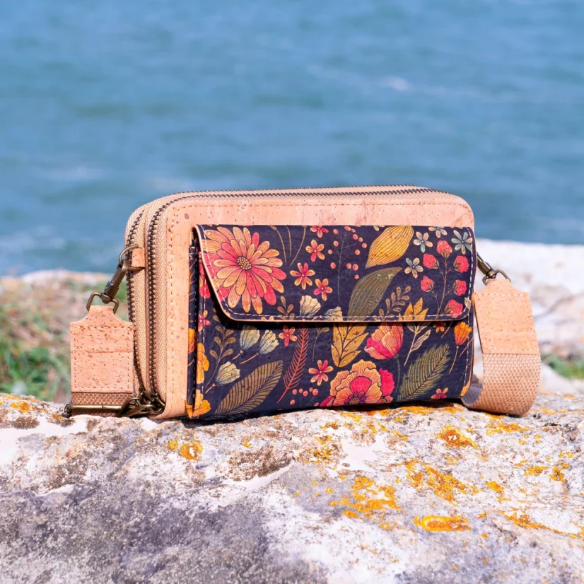 Korková crossbody kabelka na mobil Eco-Chic