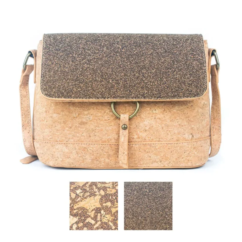 Korková crossbody kabelka Coffee Bean