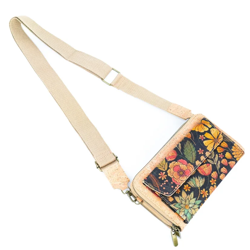 Korková crossbody kabelka na mobil Eco-Chic