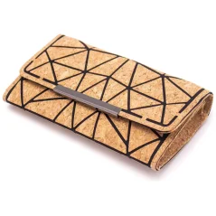Korková peněženka Geometric