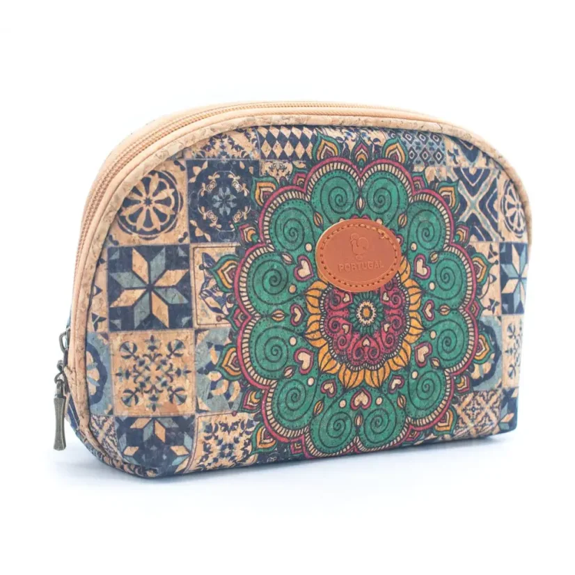 Sada 3 korkových kosmetických taštiček Daisy