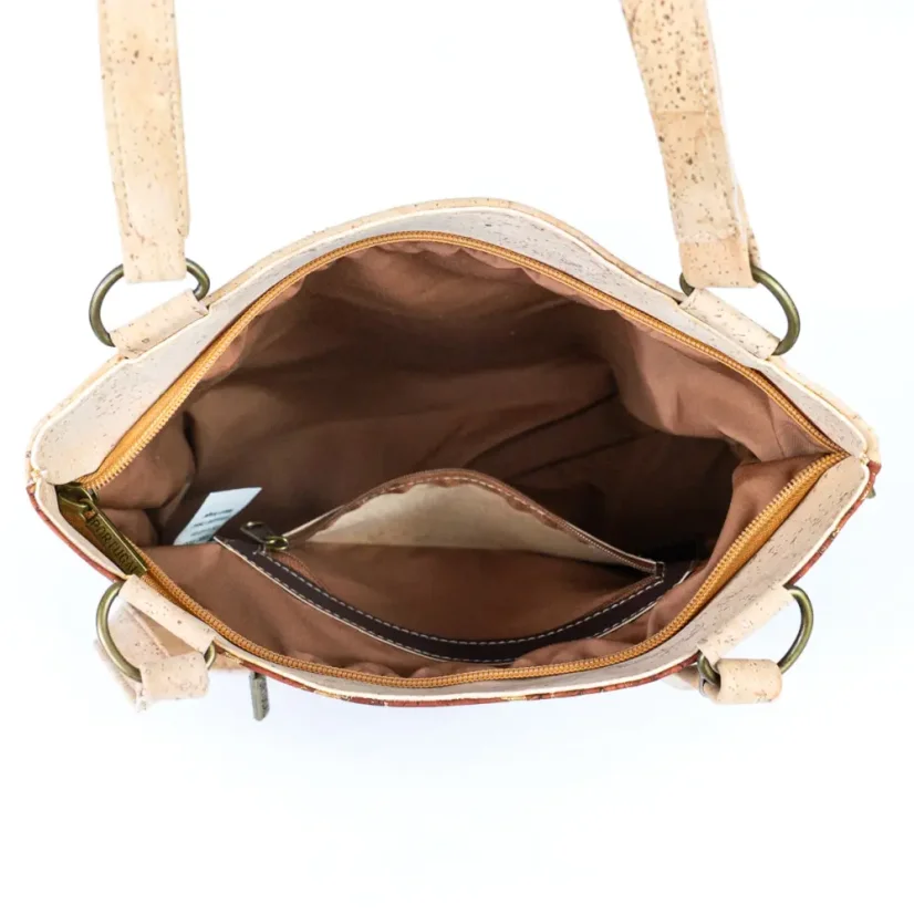 Korková kabelka Zipper