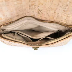 Korková crossbody kabelka Button