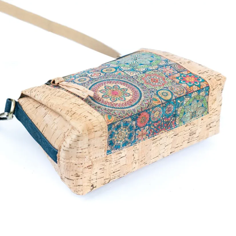 Korková crossbody kabelka Mandala