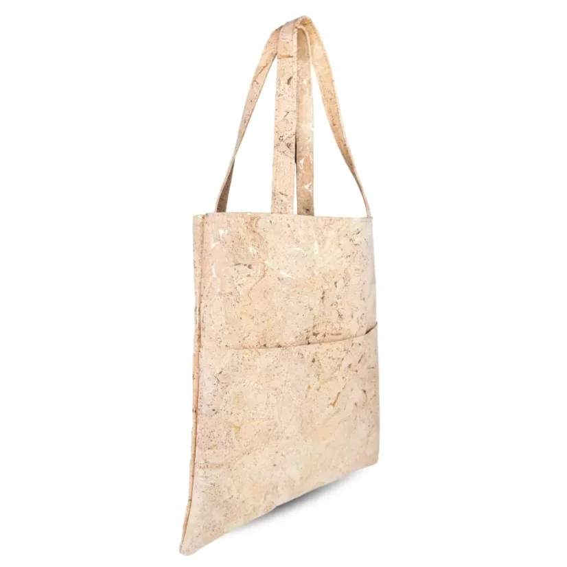 Velká korková taška se třemi předními kapsami