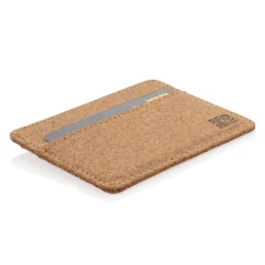 Korkové pouzdro na karty s RFID