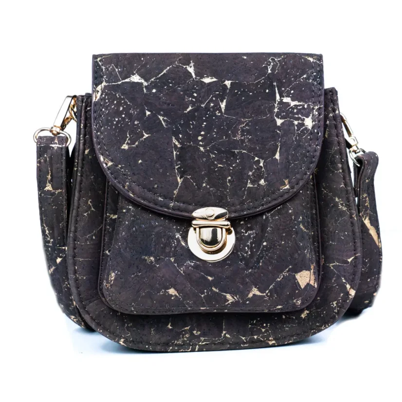 Korková crossbody kabelka Golden Accents