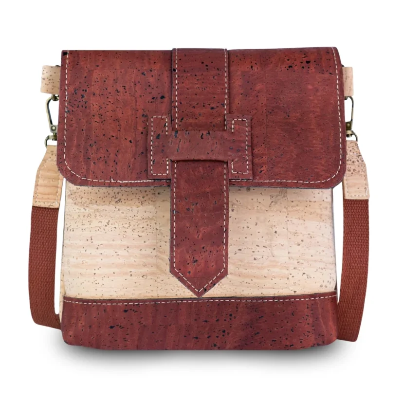 Korková crossbody kabelka Double-Sided