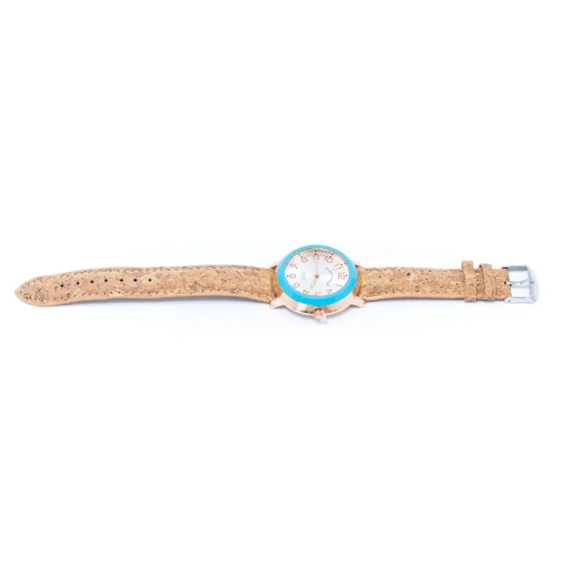 Korkové hodinky Blue
