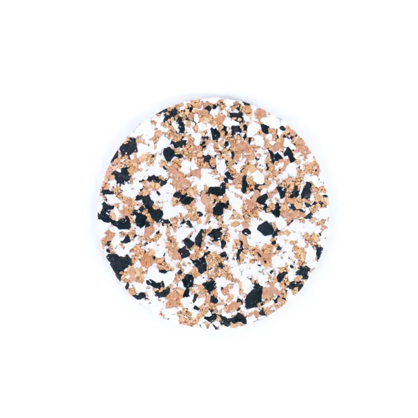 Sada 5 ks kulatých podtácků z korku a EVA pěny