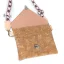 Korková crossbody kabelka s širokým popruhem