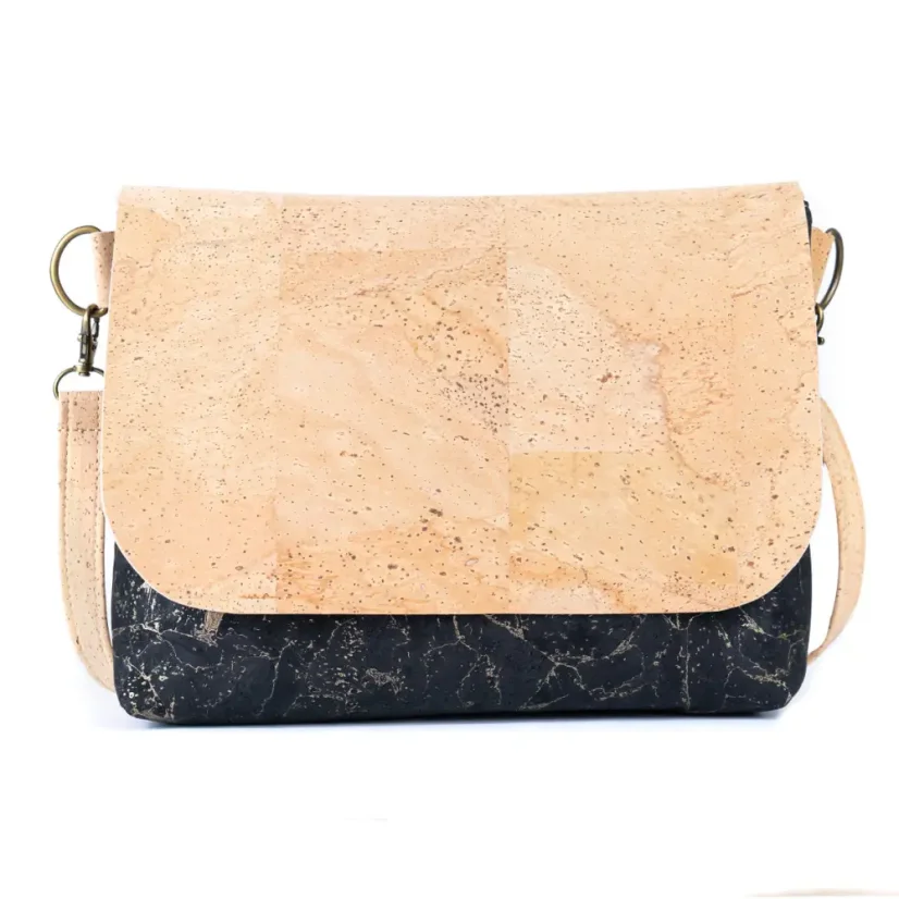 Korková crossbody kabelka Flap