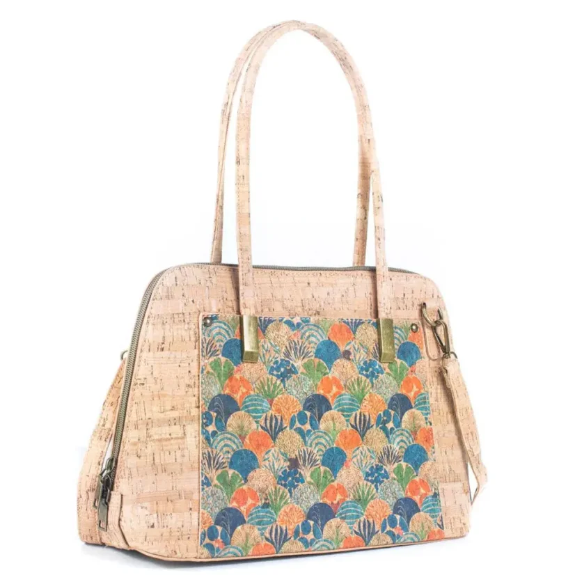 Korková kabelka s potiskem