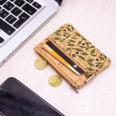 Korková peněženka na mince Camilia
