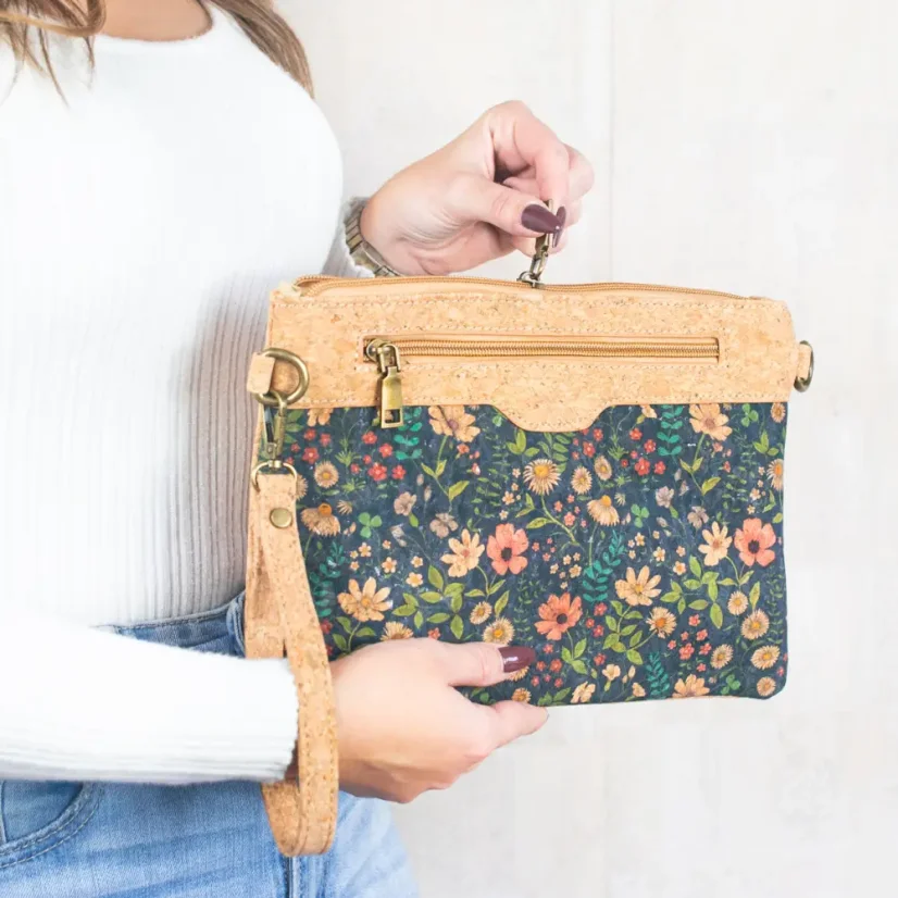 Korková crossbody kabelka Clutch