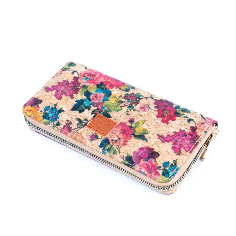 Dámská korková peněženka Floral