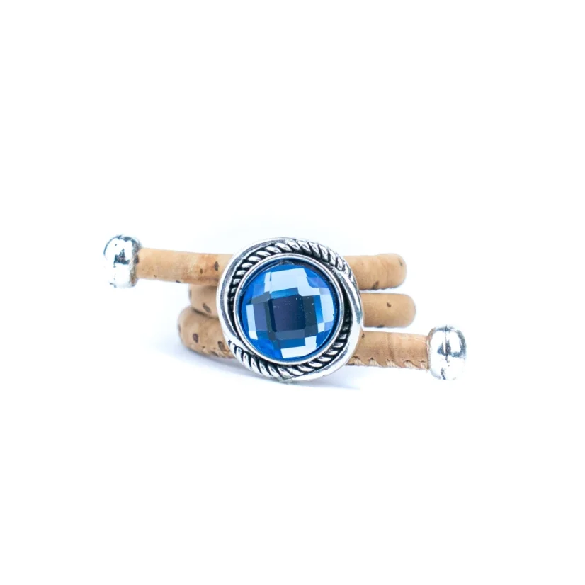 Korkový prsten Crystal