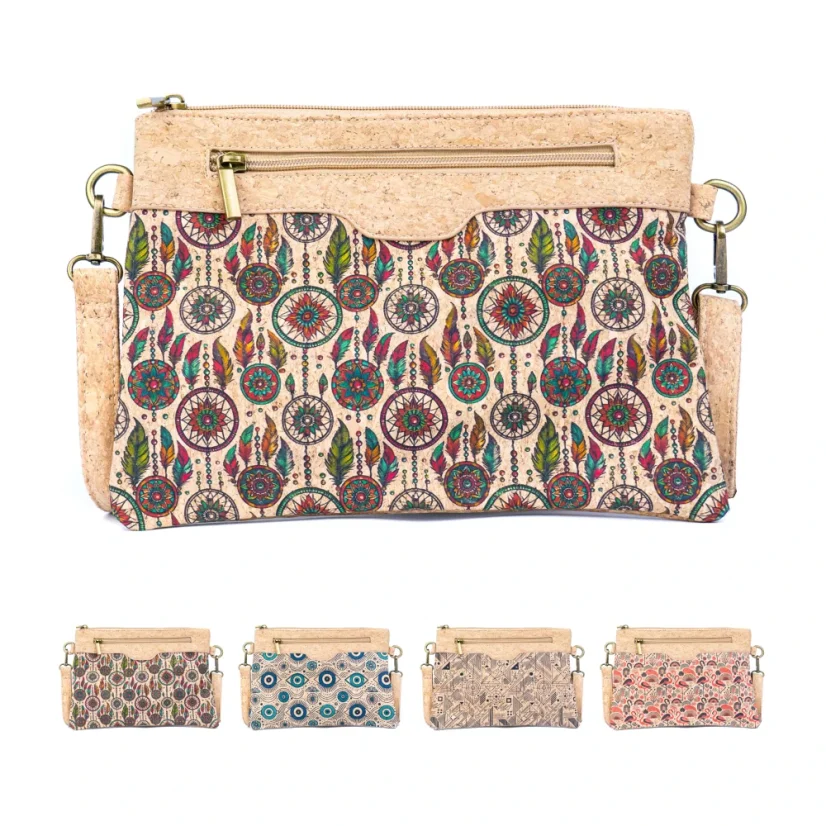 Korková crossbody kabelka Clutch