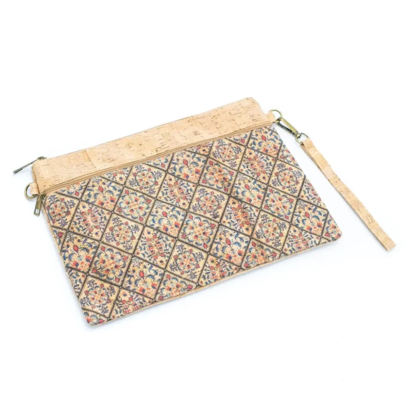 Korková crossbody kabelka Wristlet