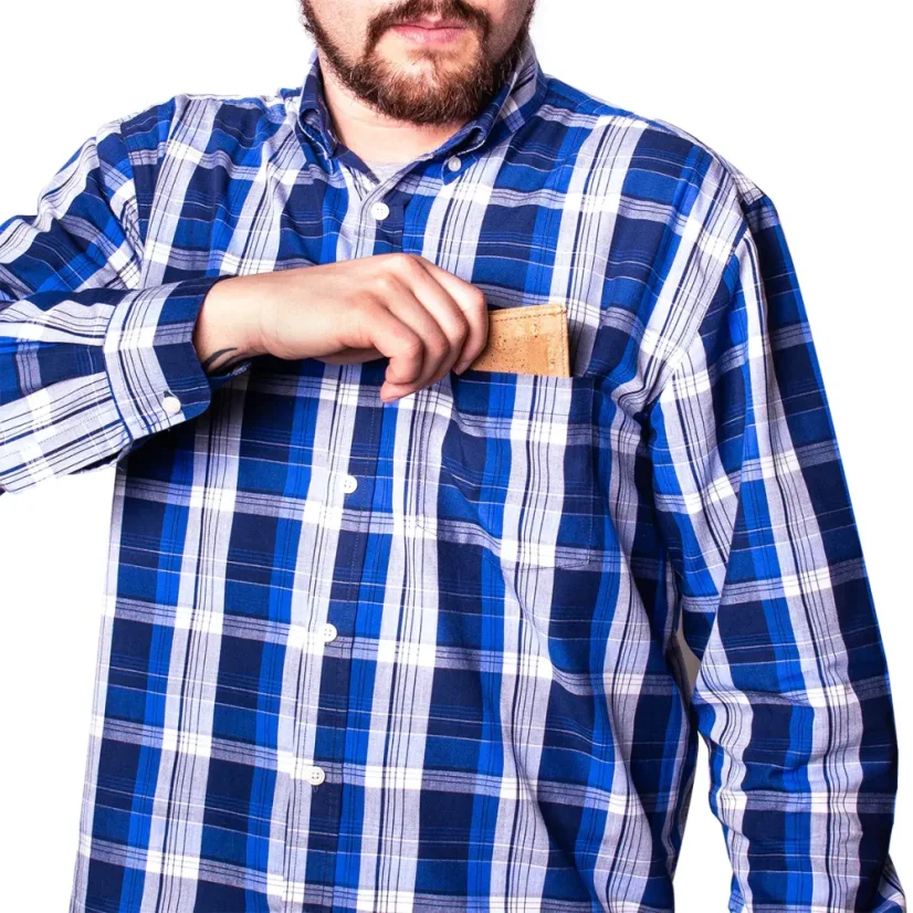Korková peněženka na karty Dehesa brown