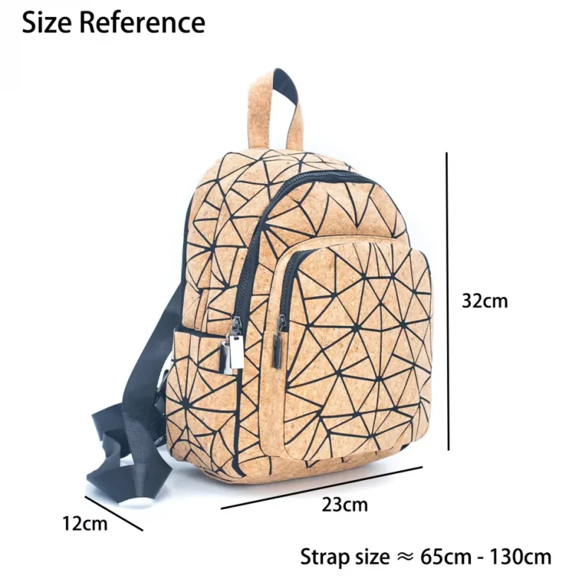 Korkový batoh Compact Geometry