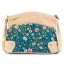 Korková crossbody kabelka se třemi zipy