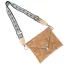Korková crossbody kabelka s širokým popruhem