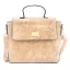 Korková kabelka Satchel gold