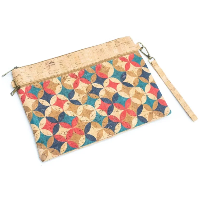 Korková crossbody kabelka Wristlet