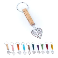 Korková klíčenka Color