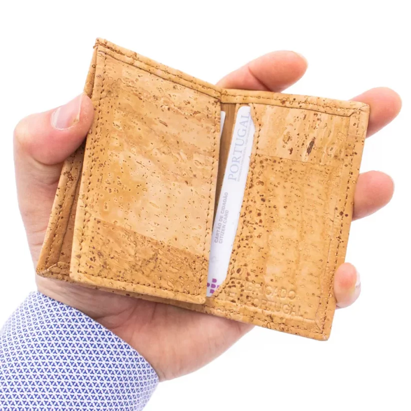 Korková peněženka na karty Dehesa brown
