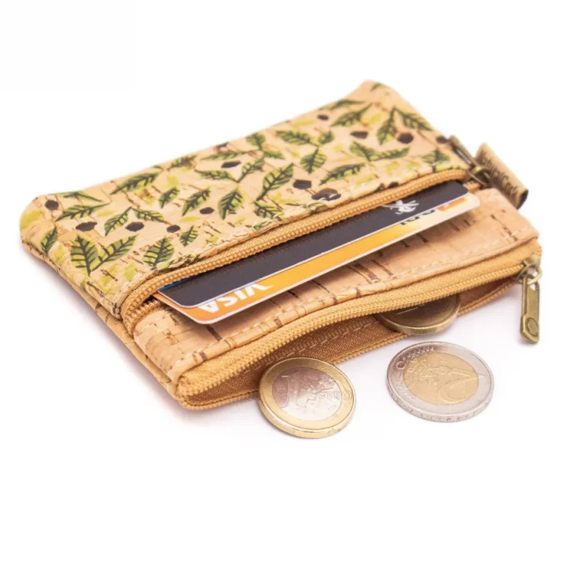 Korková peněženka na mince Camilia