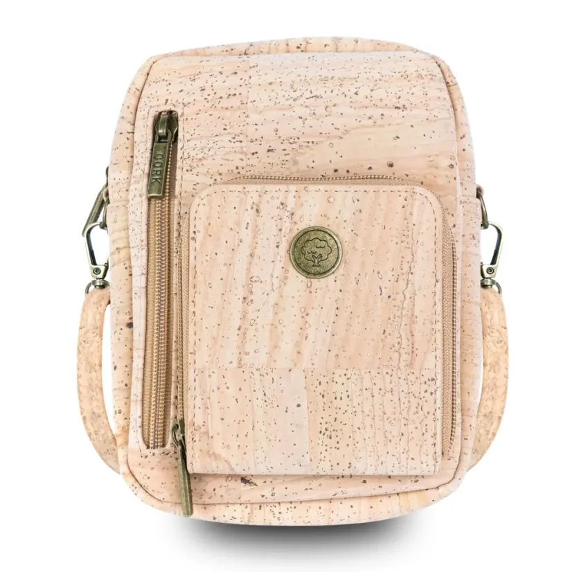 Unisex korková crossbody taška na telefon
