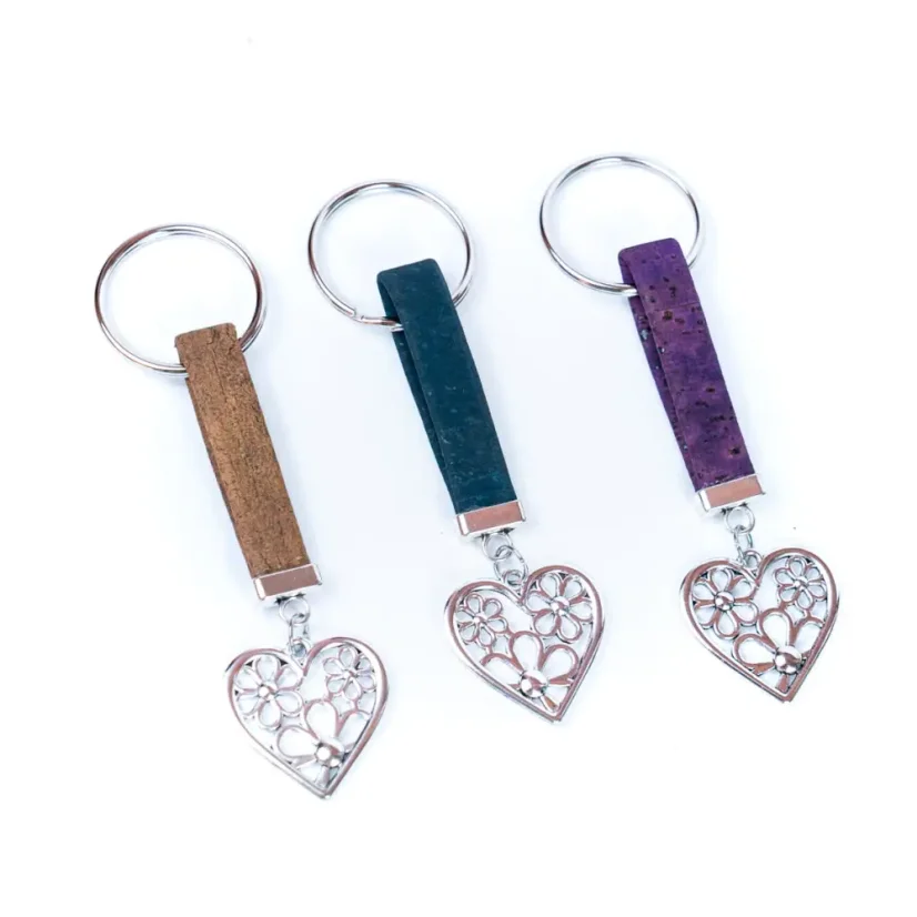 Korková klíčenka Color