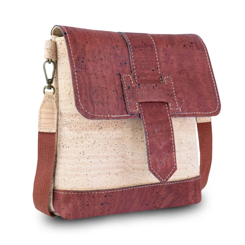 Korková crossbody kabelka Double-Sided