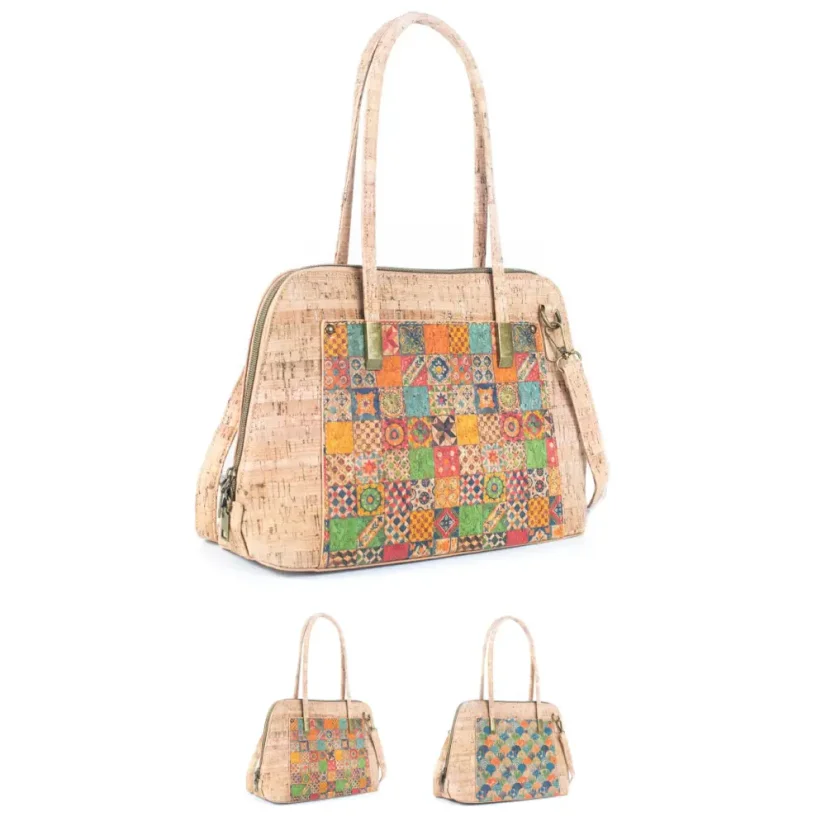 Korková kabelka s potiskem