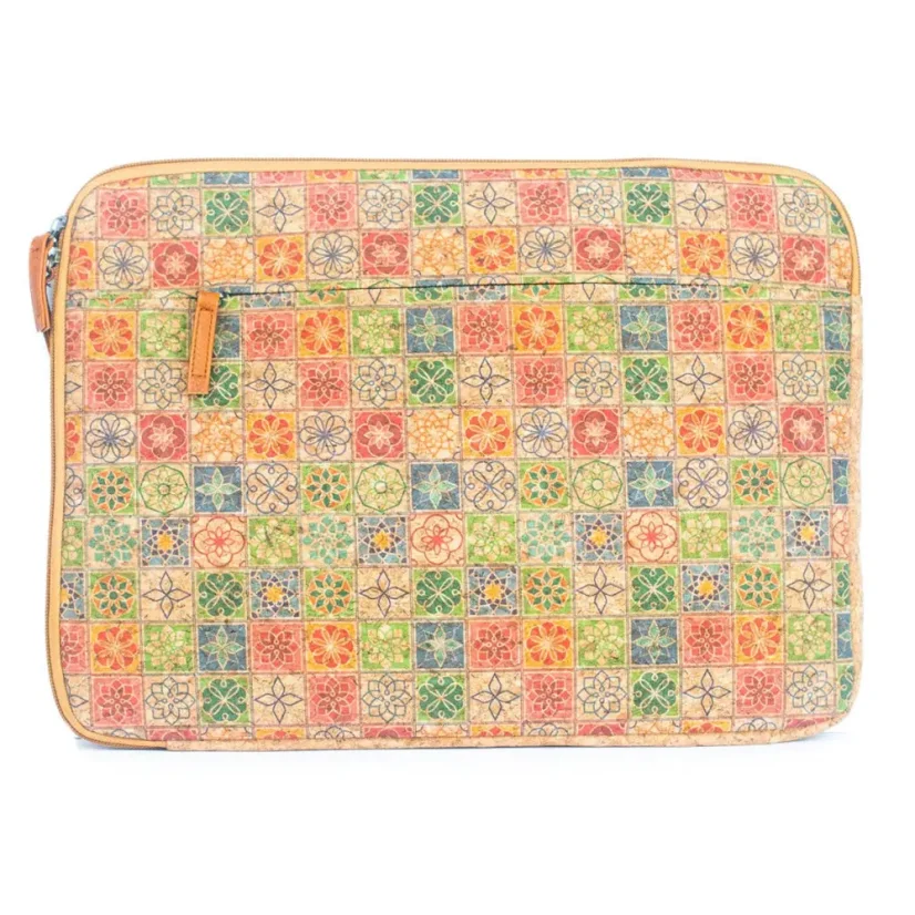 Korkové pouzdro na laptop Sleeve - Vzor: O10