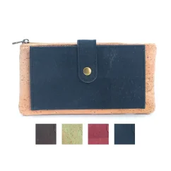 Korková peněženka Slim Snap