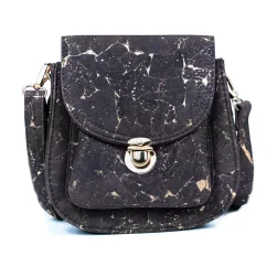 Korková crossbody kabelka Golden Accents