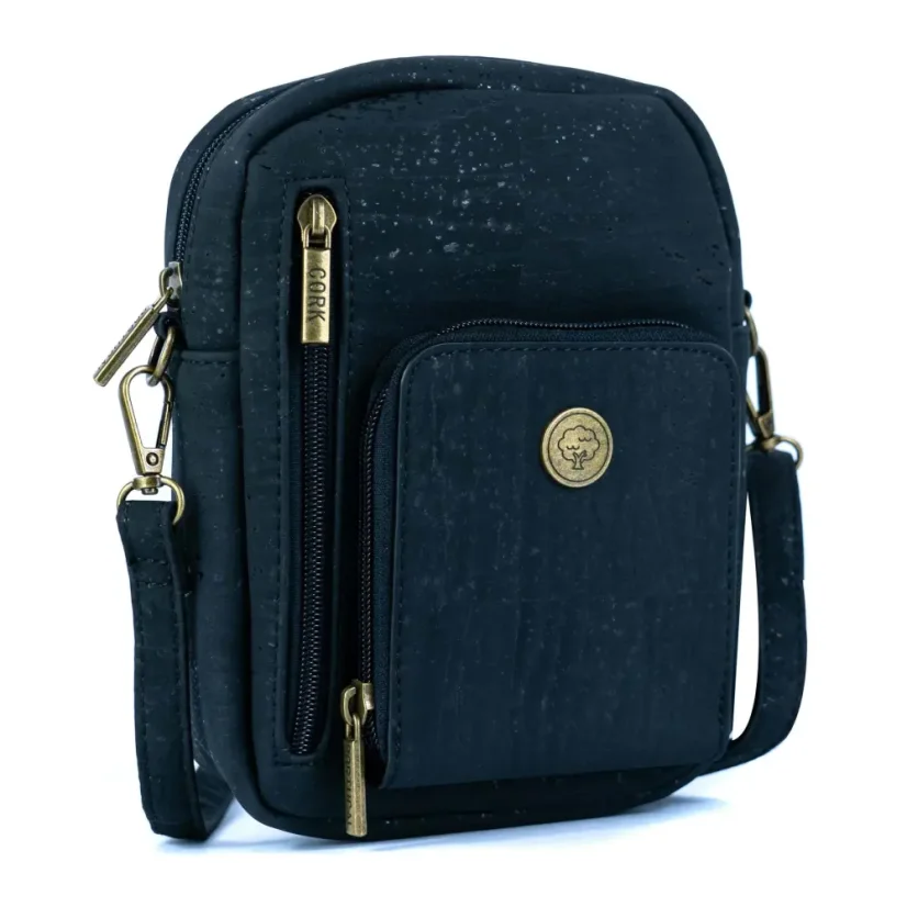 Unisex korková crossbody taška na telefon