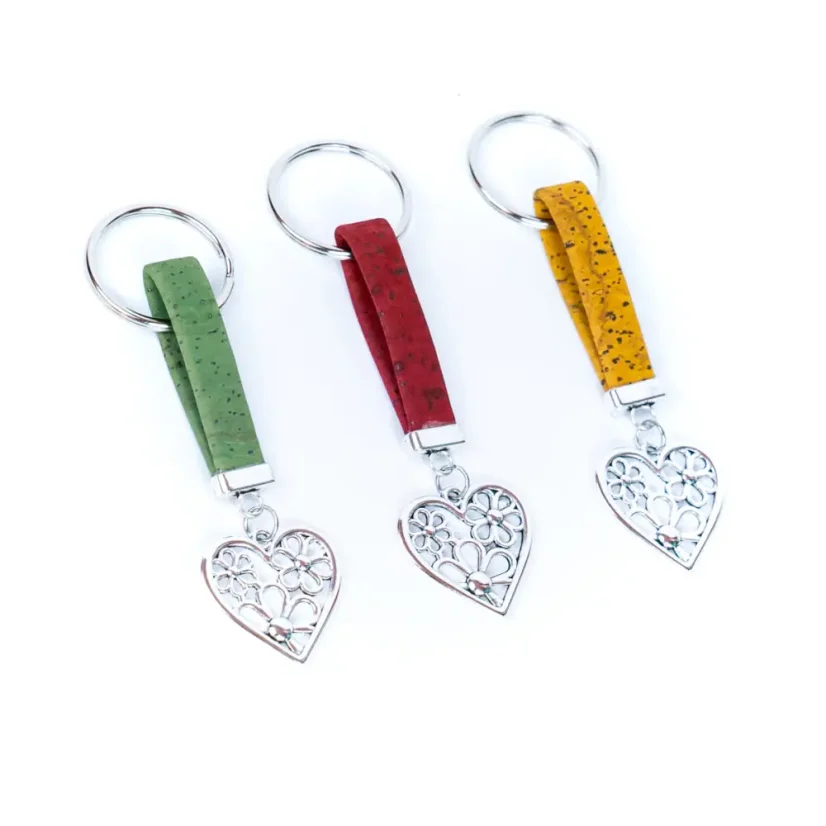 Korková klíčenka Color