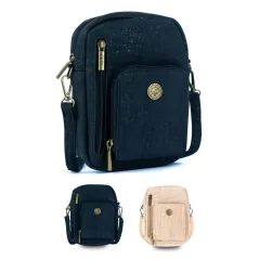 Unisex korková crossbody taška na telefon