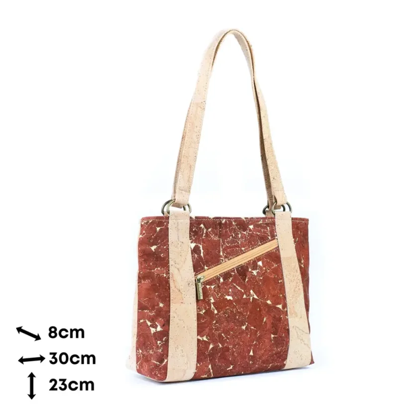Korková kabelka Zipper